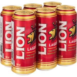 Lion Lager 500ml (Cans) - 6 pack