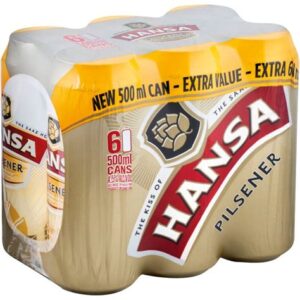Hansa Pilsener 500ml (Cans) - 6 pack