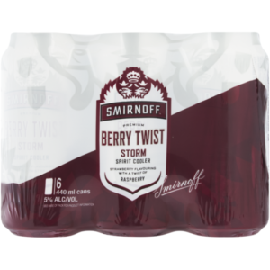 Smirnoff Berry Twist 440ml (Cans) - 6 Pack