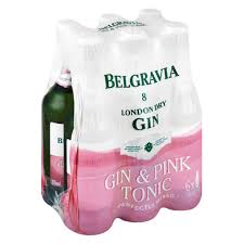 Belgravia Gin & Pink Tonic 275ml - 6 Pack