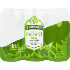 Smirnoff Pine Twist 440ml (Cans) - 6 Pack