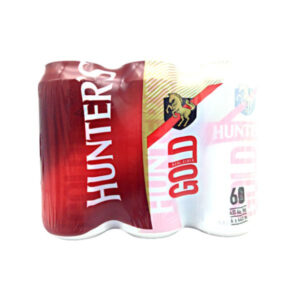 Hunters Gold 440ml (Cans) - 6 Pack